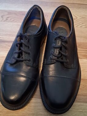 Classic Black Men’s Lace-Up Dress Shoes
